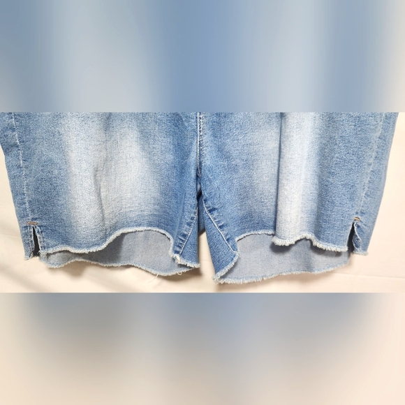 Massini Blue Jean Shorts Relaxed Fit Distressed-Size 20W - Picture 7 of 9